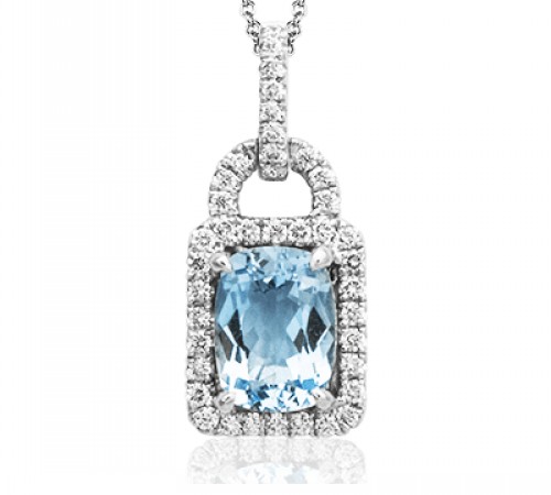 Simon G. Diamond Gemstone Necklace